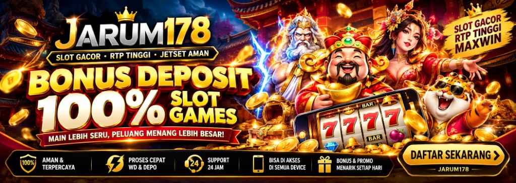 BOSJOKO 100% slot deposit bonus banner — competitive RTP, optimal prosperity 288 fortune chances